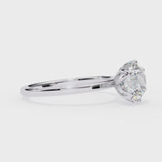 Azalea 6-Prong Solitaire Round Cut Lab Grown Diamond Engagement Ring