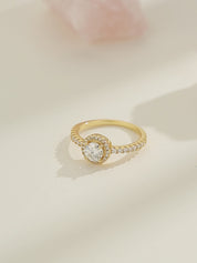 Halo Promise Ring