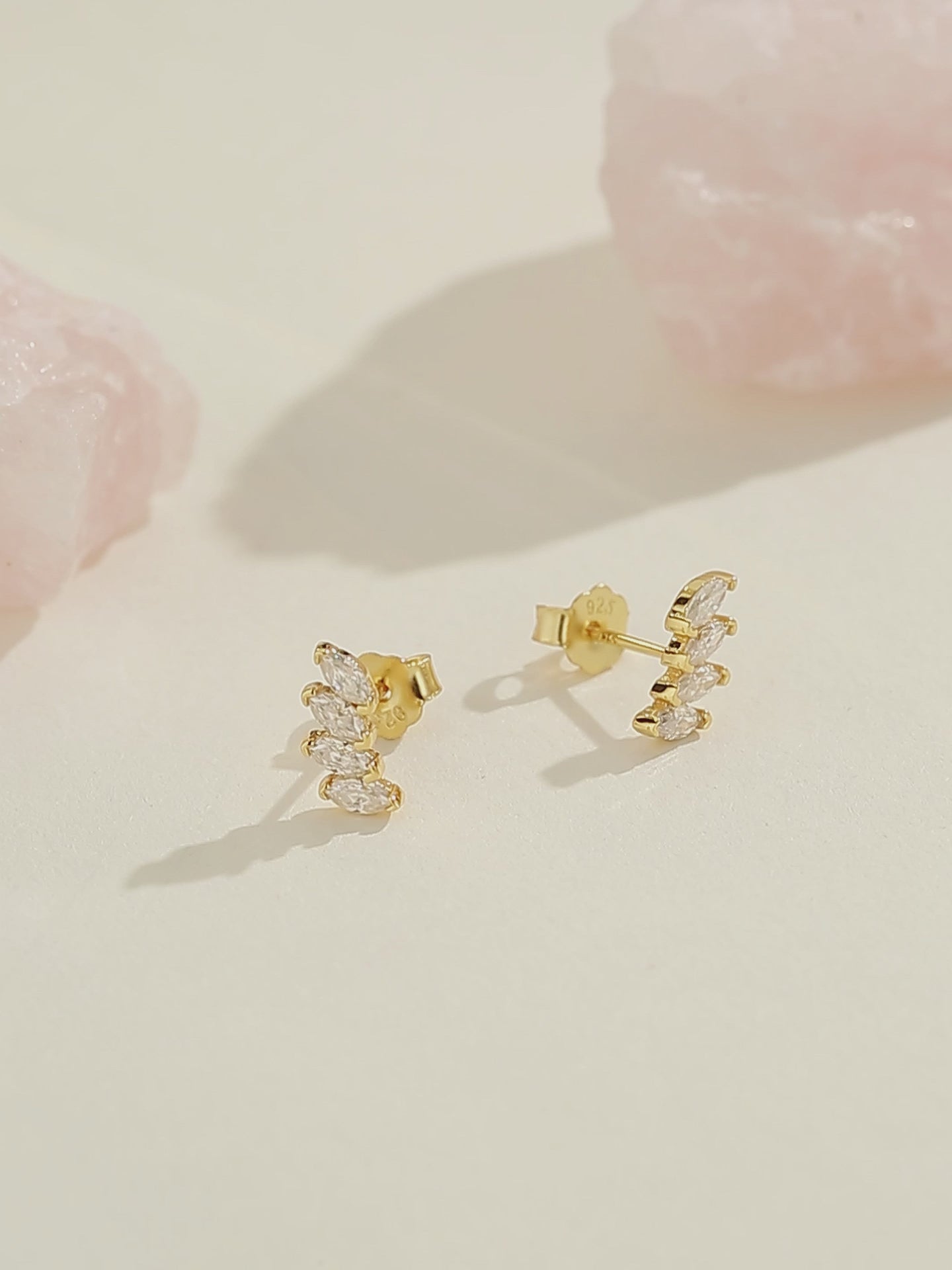 Climbers Moissanite Diamond Earrings