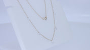 Five Stone Lab Grown Diamond Station Necklace
