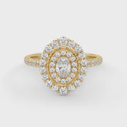 IGI Certified Cluster Diamond Ring