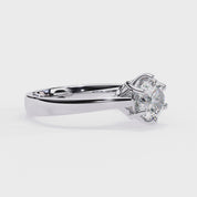 6-Prong Solitaire Lab Grown Diamond Engagement Rings