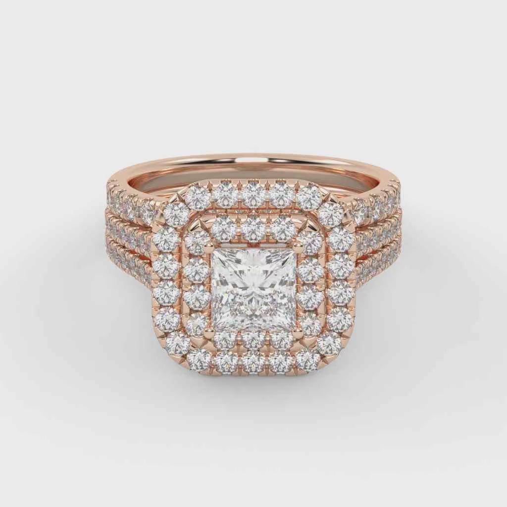 Heirloom IGI Certified Diamond Bridal Set