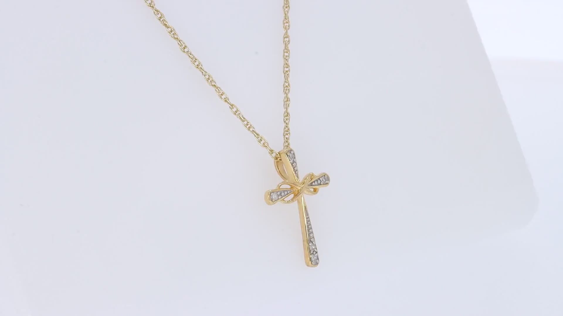 Infinity Cross Pendant