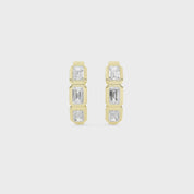 Myla Bezel Hoop Earrings