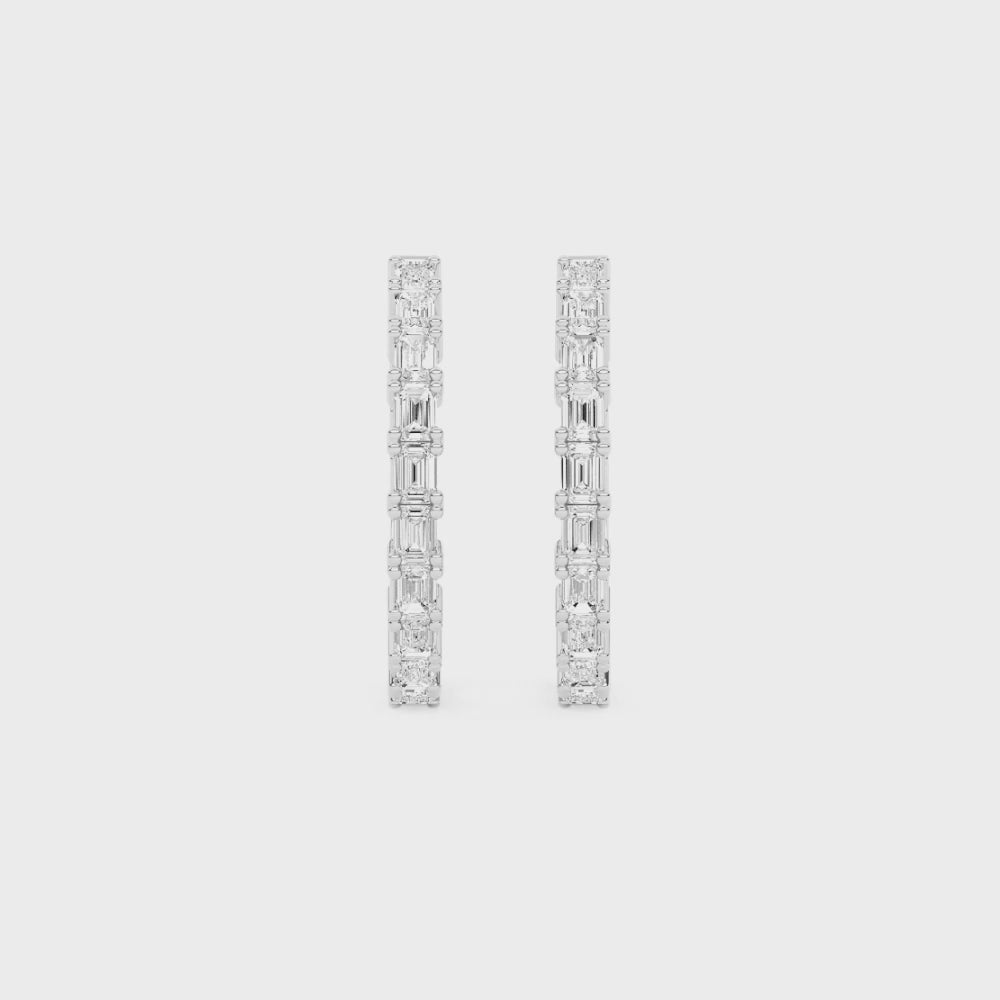 Hero Inside out Hoop Earrings