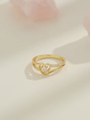 Diamond Heart Ring