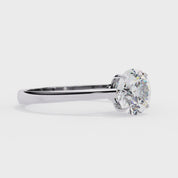 4-Prong Solitaire Lab Grown Diamond Engagement Ring