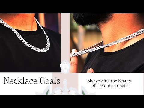 Load and play video in Gallery viewer, 15.25 Ct to 28.25 Ct Lab Created Moissanite Diamond 12MM Width Cuban Link Chain Necklace In 14k Gold Over Sterling Silver 16&amp;quot; to 30&amp;quot; Length, Valentine&amp;#39;s Day Gift For Him
