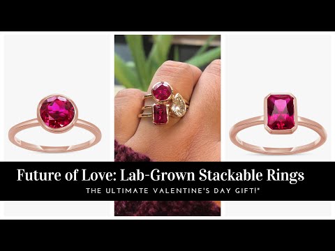 Multi Shape IGI Certified Lab Grown Ruby Bezel Set Solitaire Engagement Promise Ring for Women in 14K Gold Over Sterling Silver